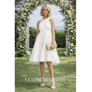 Amsale Little White Dress  0 Ivory NWT